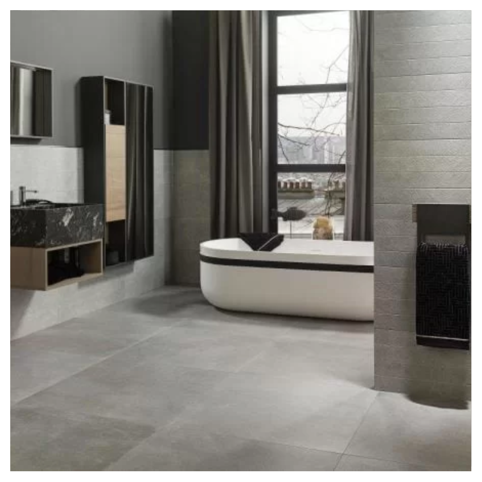 Porcelanosa Bottega Acero 80x80cm