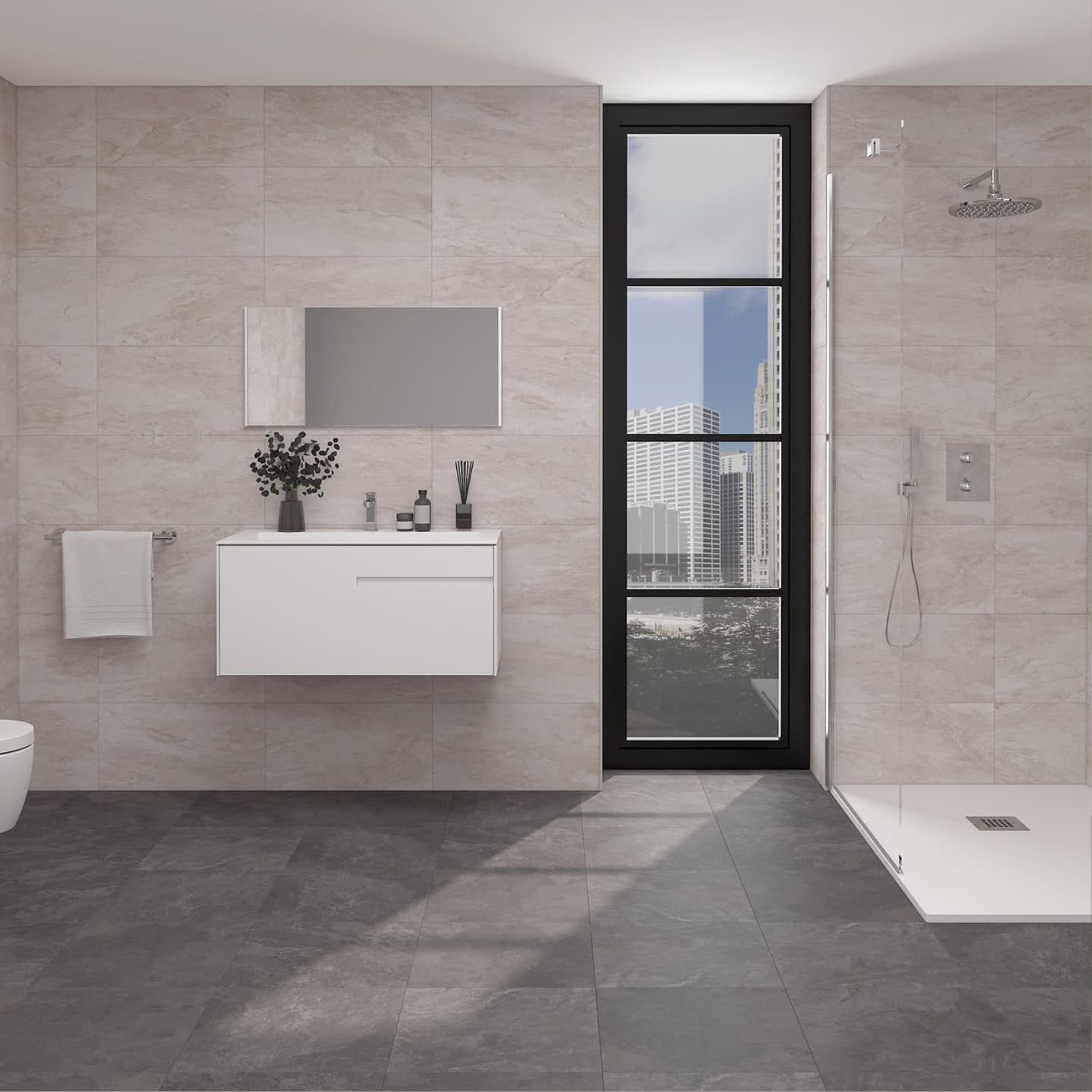 Porcelanosa Image Dark 44.3×44.3cm