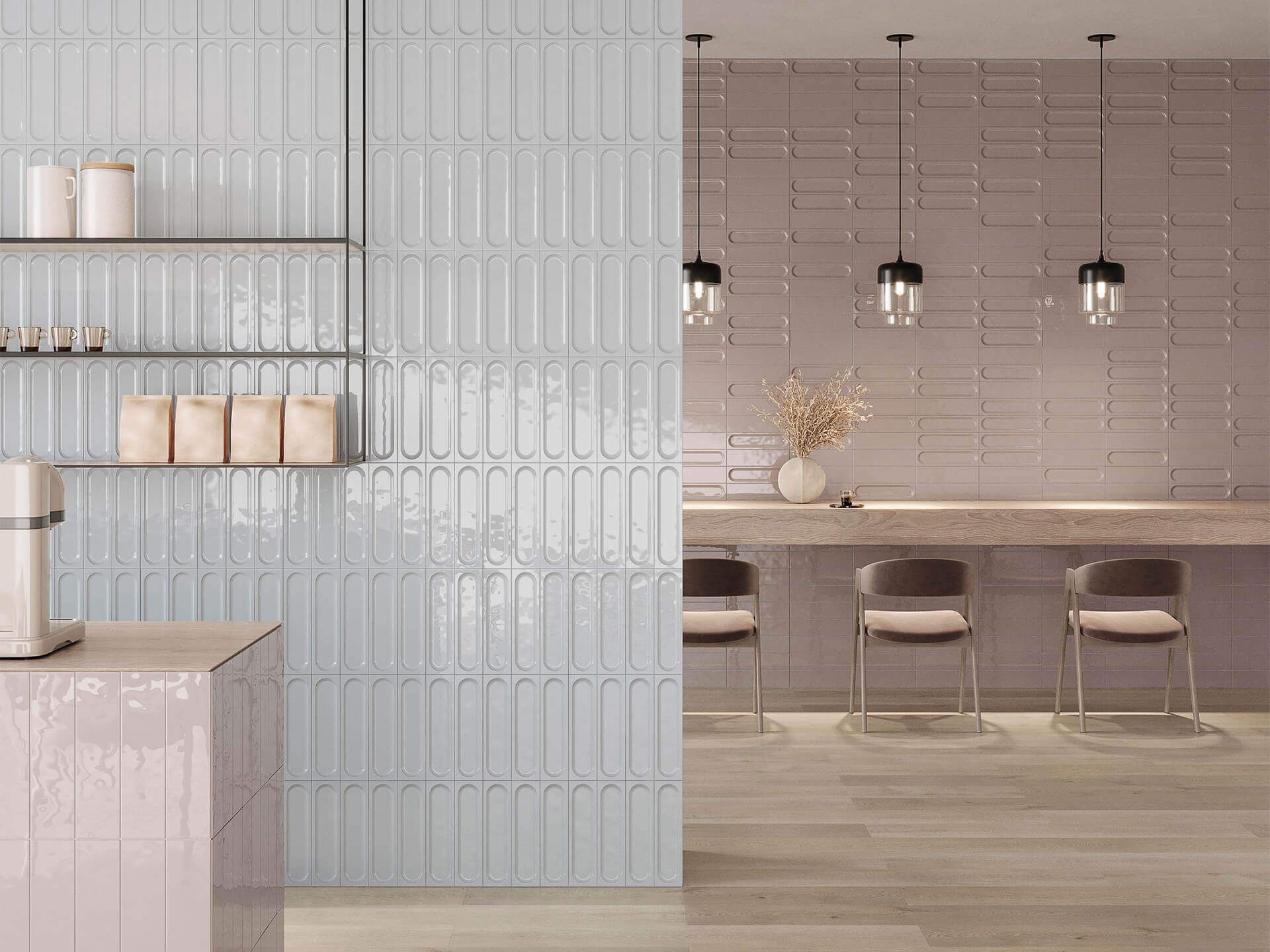 Porcelanosa Kent Warm Gloss 8 x 30cm