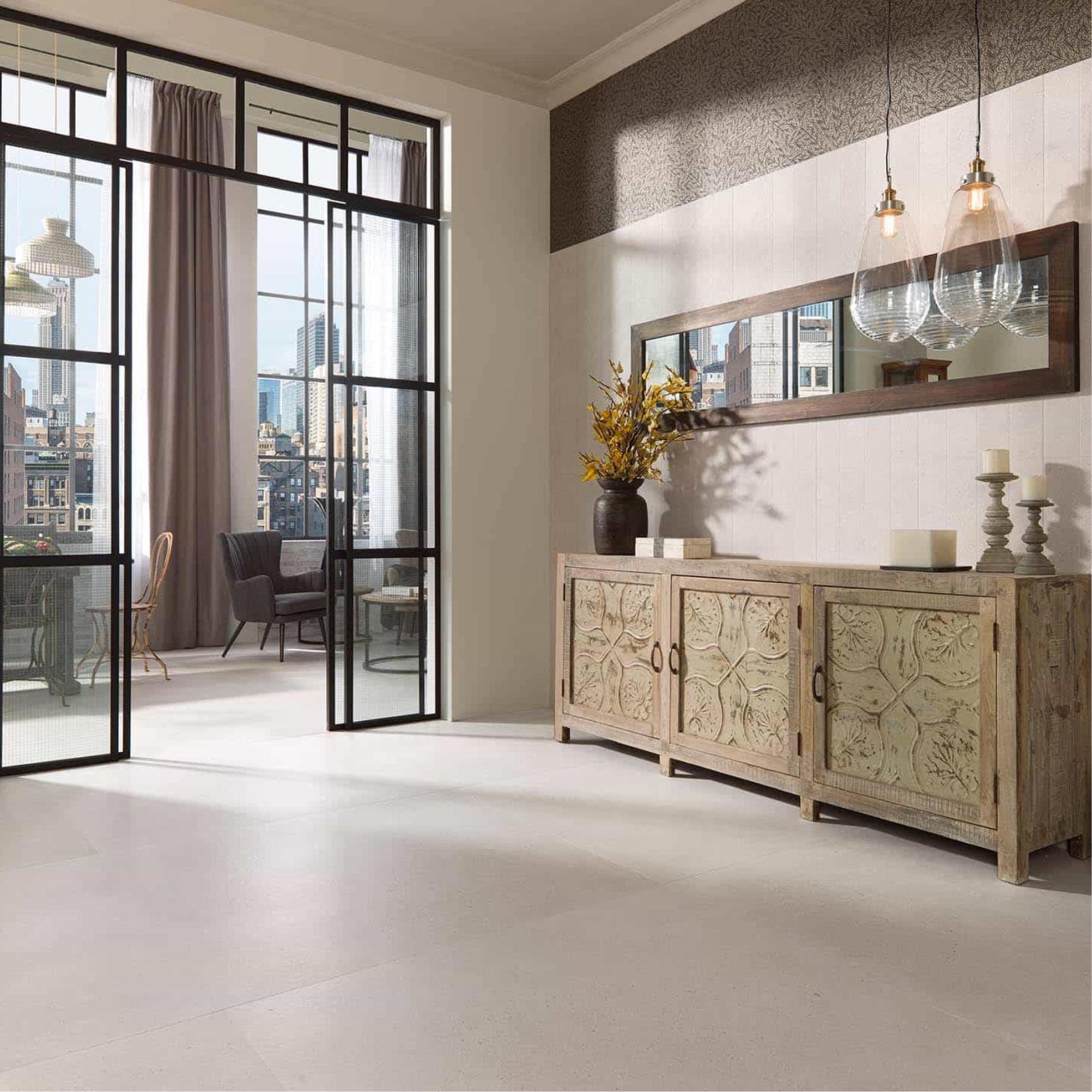 Porcelanosa Bottega Spiga White 45x120cm