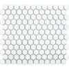 Pixel White hexagon Matt 23x23 1