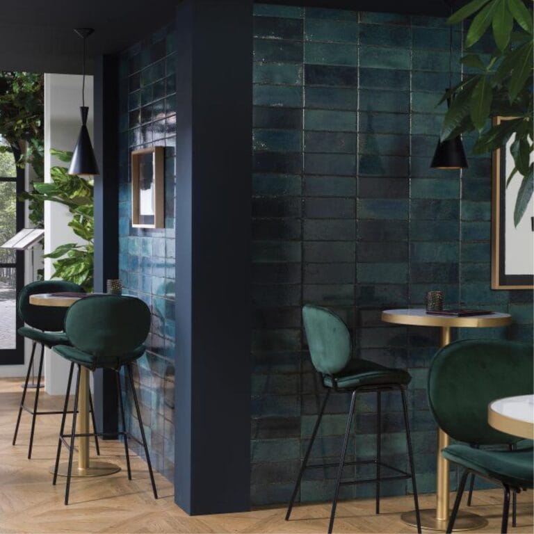 Porcelanosa Brick Vetri Blu 33.3 x 59.2cm - 100324044