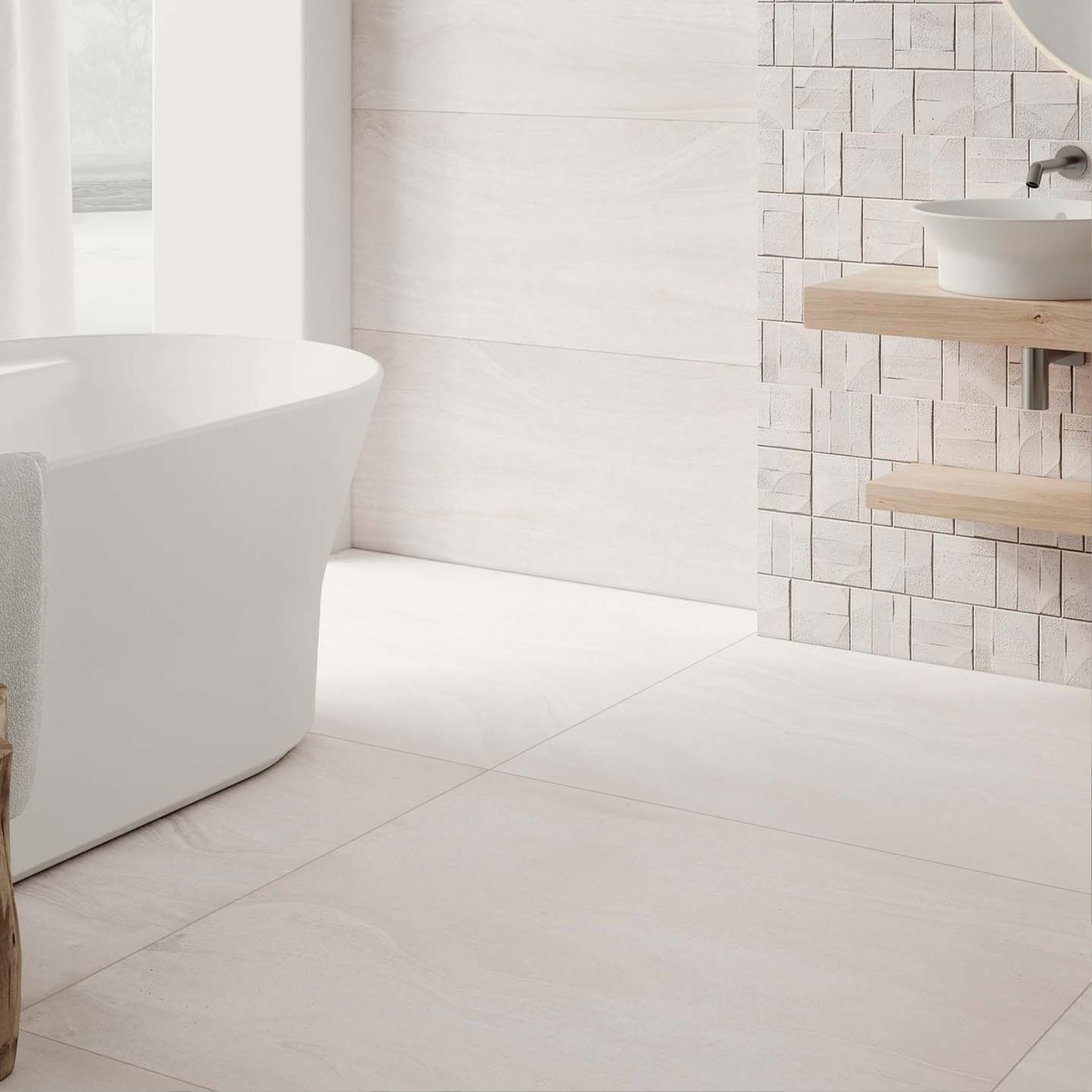 Porcelanosa Butan Bone 120 x 120cm