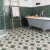asly green bathroom