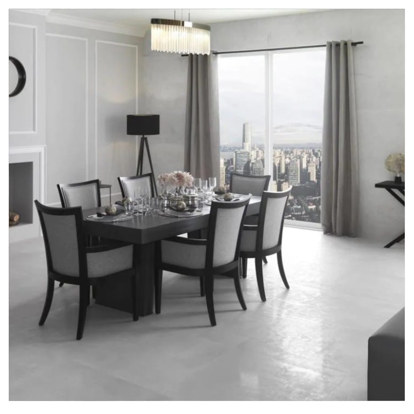 Porcelanosa Metropolitan Silver 80x80cm