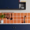 marmalade orange square ceramic tiles main 2300 close
