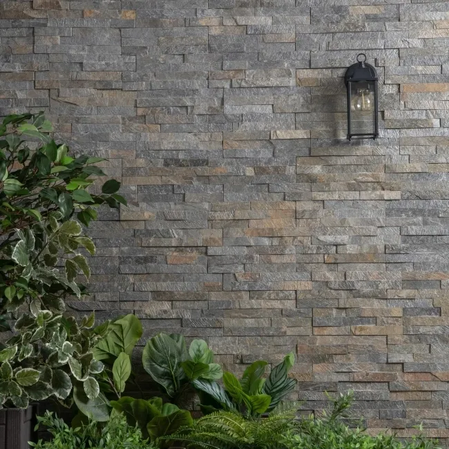 Ledgestone Olive Split Face Tiles 150 x 300mm
