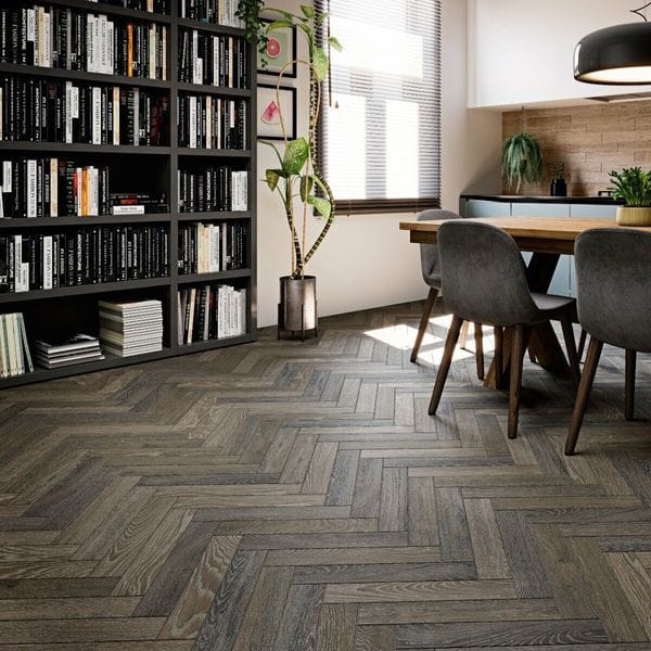 Ancona Chocolate wood effect tiles
