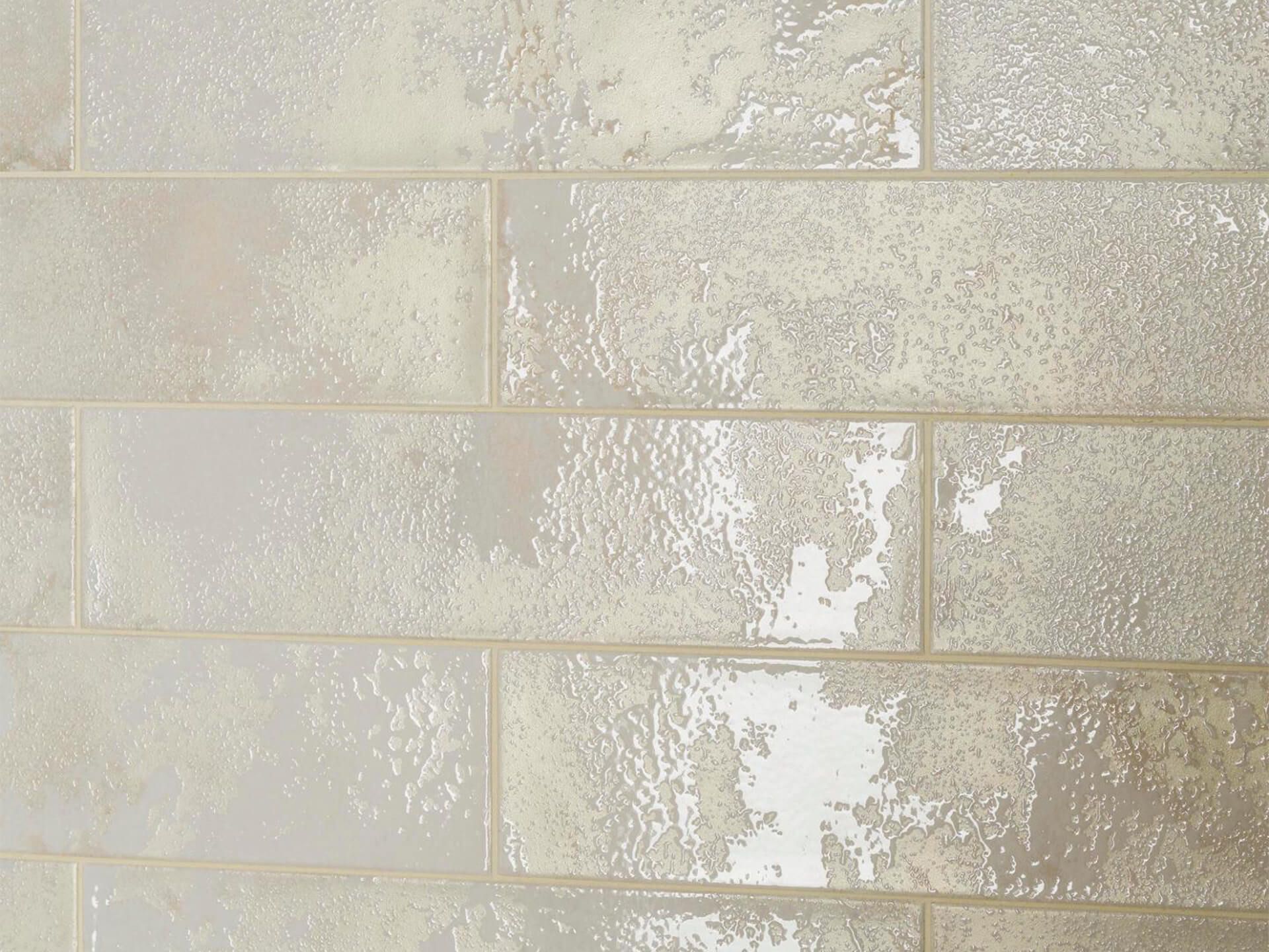 Porcelanosa Nebula White Gloss 8 x 30cm