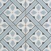 Patterned Tulip Marine Ceramic Tile