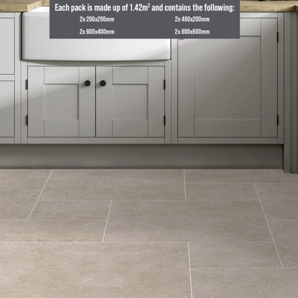 Luciana Sand Matt Glazed Porcelain Modular