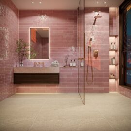 opal-pink-tile-75x300-bathroom-wall