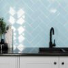Monocolour Aire Blue Flat Gloss Metro 200x100