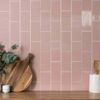 Monocolour Rosa Pink Flat Gloss Metro 200x100