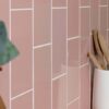Pink Flat Gloss Metro 200x100