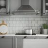 Metro Calacatta Gris Ceramic Wall Tile 100x200mm
