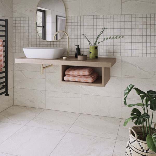Earthsong White Matt Porcelain W&F Tile