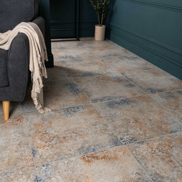 Bohemy Blue Patterned