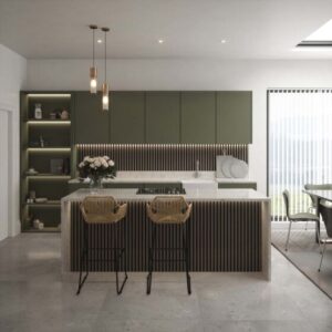 Smoked Grey Acoustic Wall Panel 2400x608x21.5mm