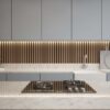 Smoked Oak Acoustic Wall Panel 2400x608x21.5mm