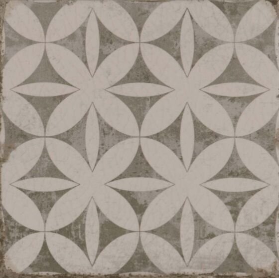Garcia Geo Grey Matt Glazed Porcelain W&F 200x200mm tile