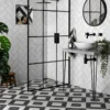 Zebra Black and White Patterned