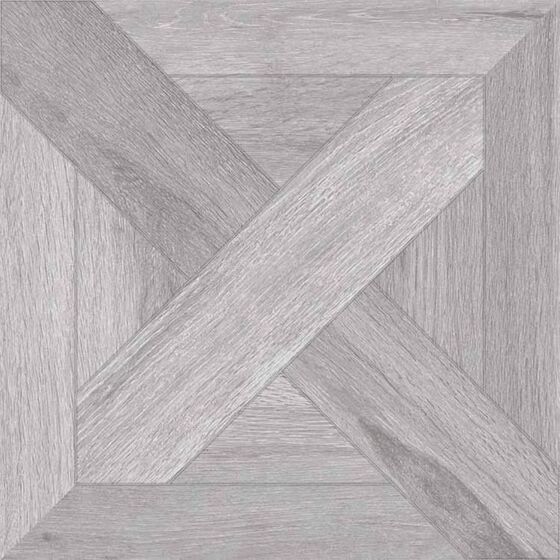 Argyll Parquet Grey Glazed Porcelain W&F 600x600mm tile