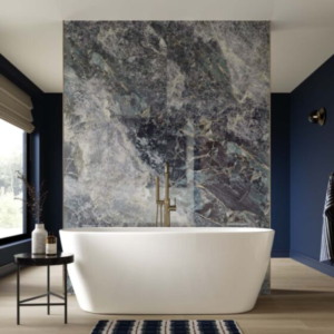 Aqua Wall Blue Moon Gloss SPC Wall Panel 950x2400x6mm