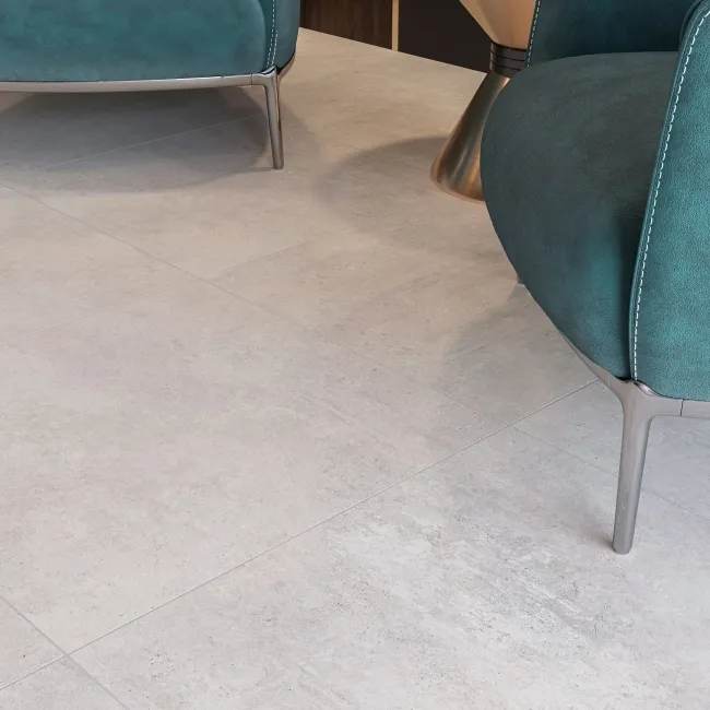 Cemento Light Grey Concrete Effect Wall and Floor Tiles