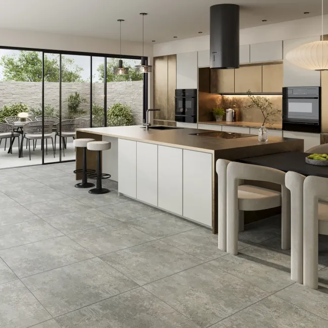 Cemento Grey Concrete Effect Wall and Floor Tiles