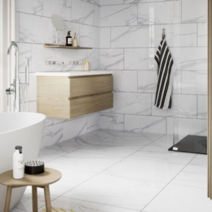 Kendal Glazed Polished Porcelain Rect W&F 595x595mm