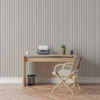 MB Thermo-Slat Charcoal White PVC Slat Panel