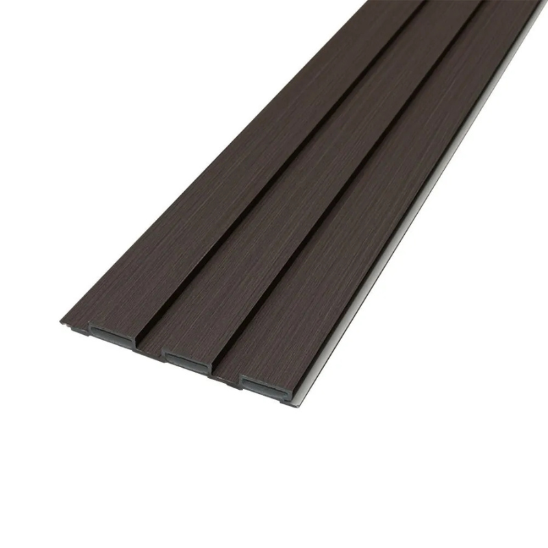 Thermo-Slat Hickory Brown PVC Slat Panel