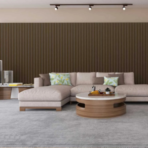 Thermo-Slat Hickory Brown PVC Slat Panel