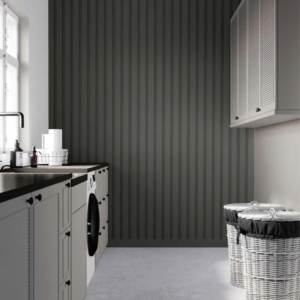 Thermo-Slat Smokey Grey PVC Slat Panel