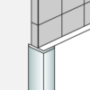 Dumawall 5mm Trims - Aluminium Outside Corner Profile